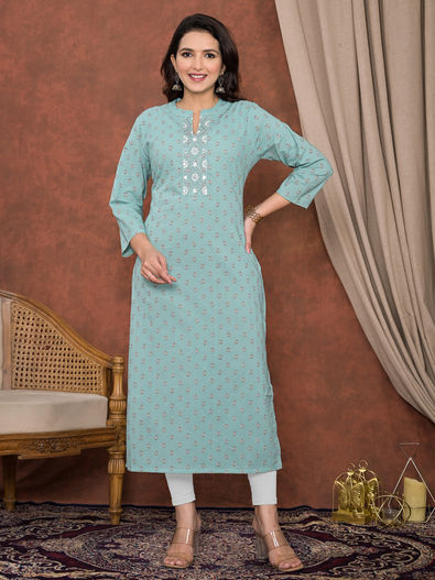 Cotton Kurtis Set Online Designer Indian Cotton Kurti for Women